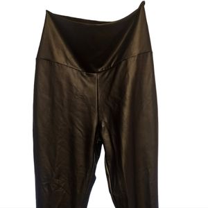 Faux leather pants